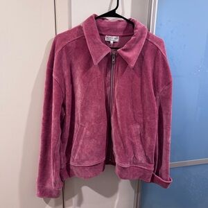 NWT Madewell corduroy zip up top